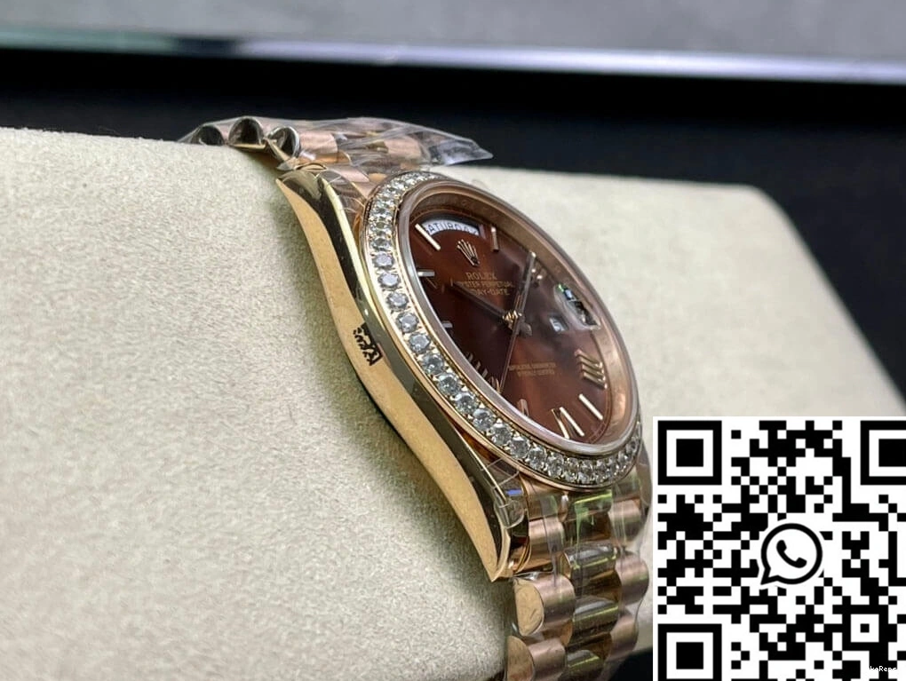 Rolex M228345RBR-0009 EW Gold Date Day Factory Rose 0226